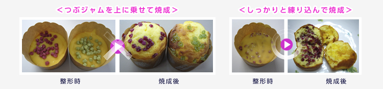 つぶジャムの使い方| 製菓・製パンのユニーク材料株式会社日本サイト